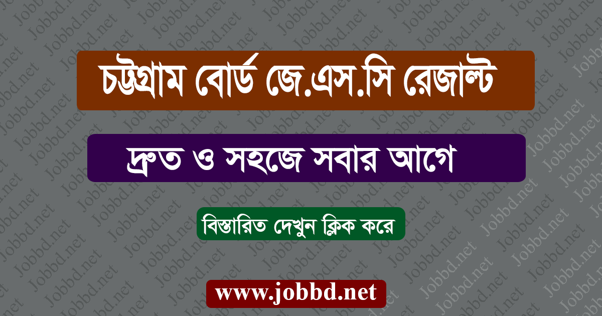 Chittagong Board JSC Result 2018