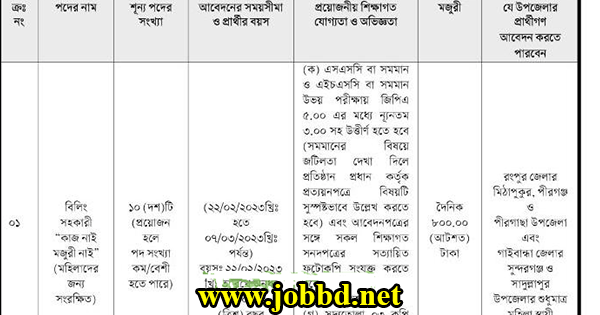 Bangladesh Palli Bidyut Job Circular 2024